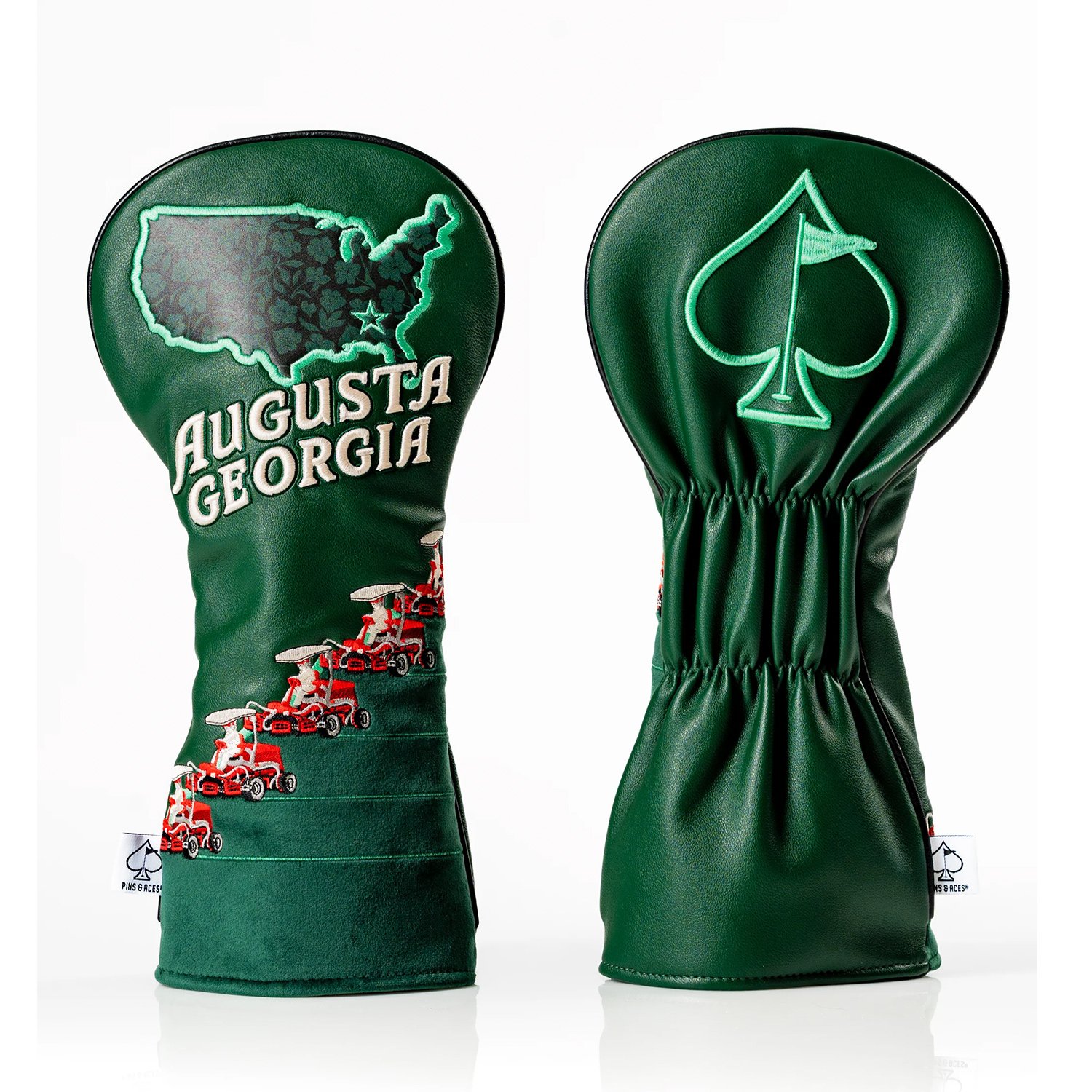 Augusta Driver Headcover Pins & Aces Augusta Driver Headcover Pins & Aces