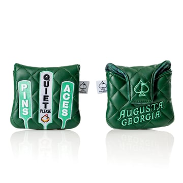 Augusta Putter Mallet Headcover Pins & Aces
