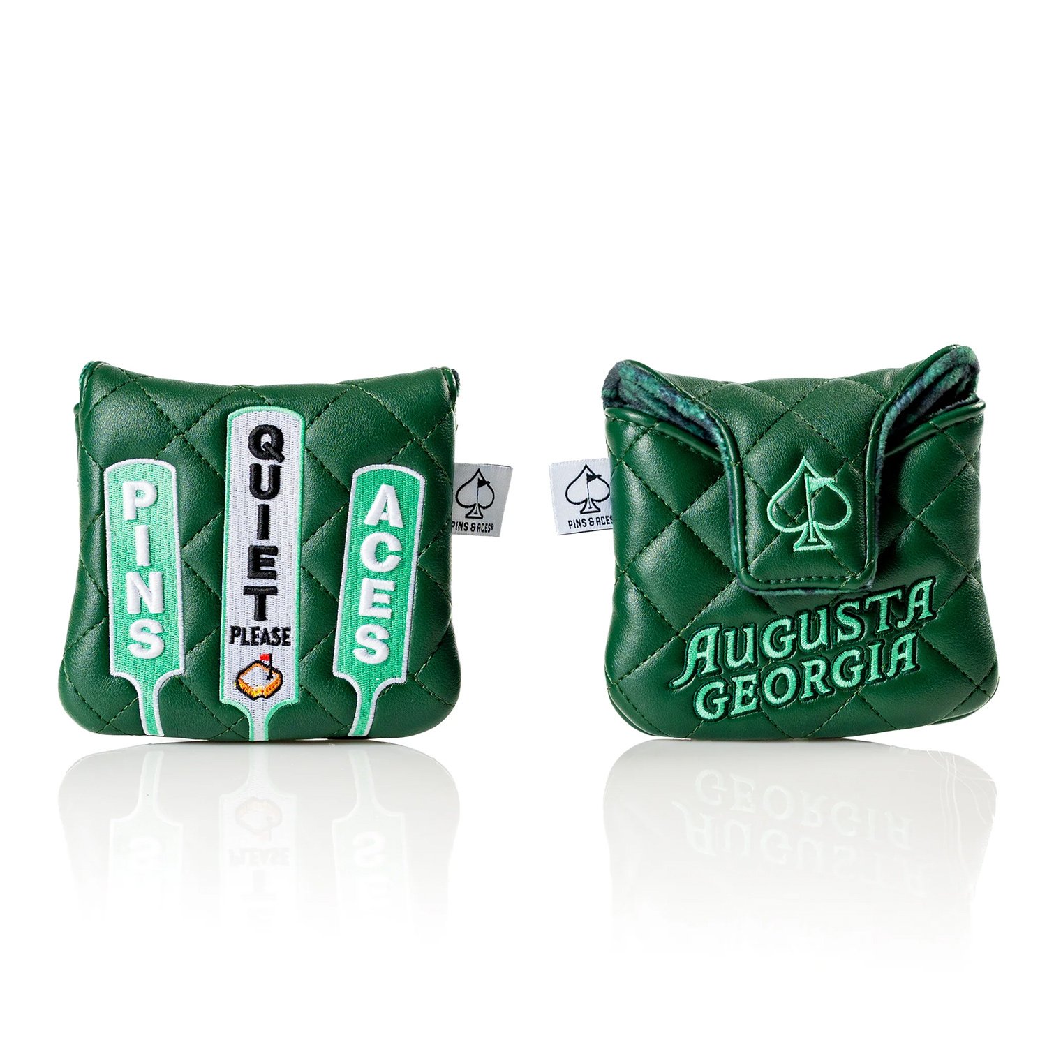 Augusta Putter Mallet Headcover Pins & Aces Augusta Putter Mallet Headcover Pins & Aces