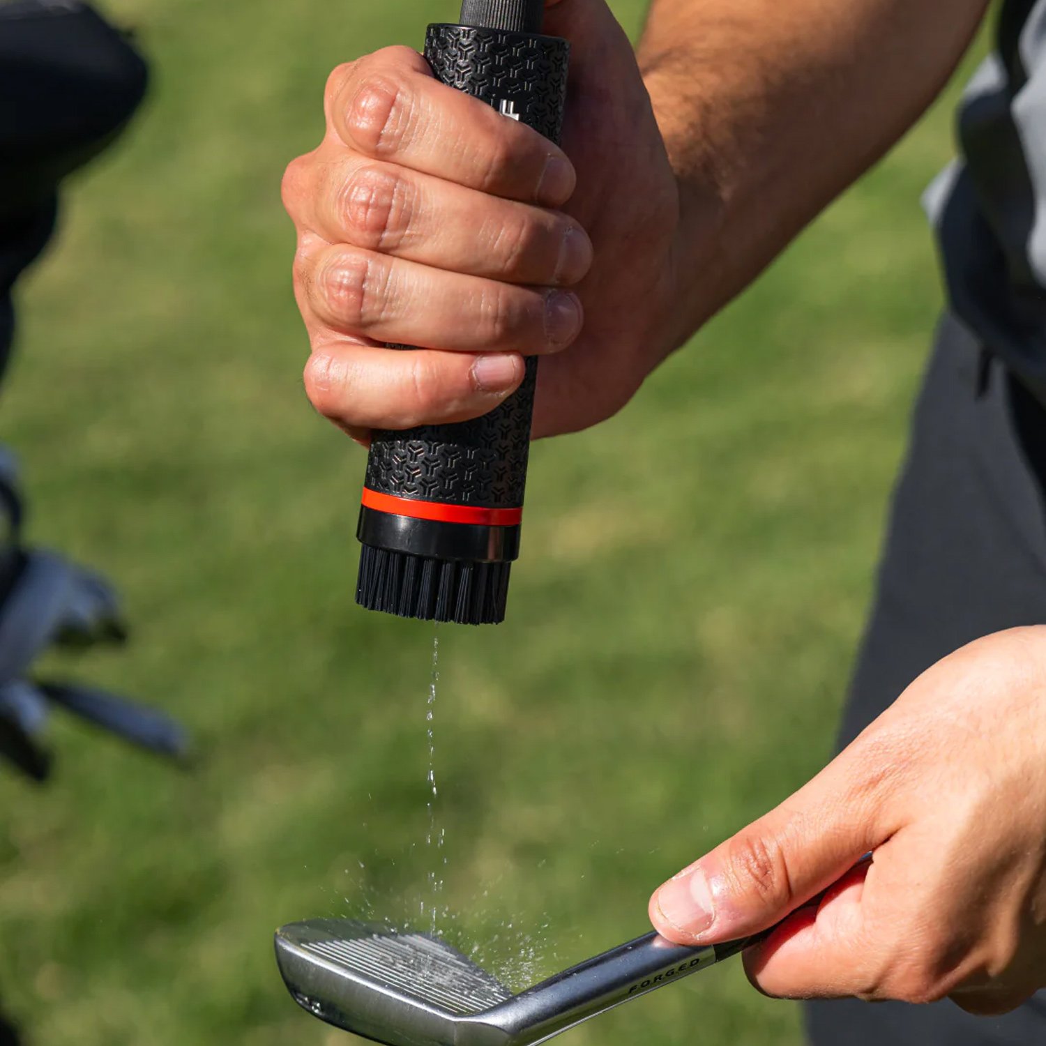 Magnetic Golf Club & Shoe Brush Svart Ghost Golf Magnetic Golf Club & Shoe Brush Svart Ghost Golf