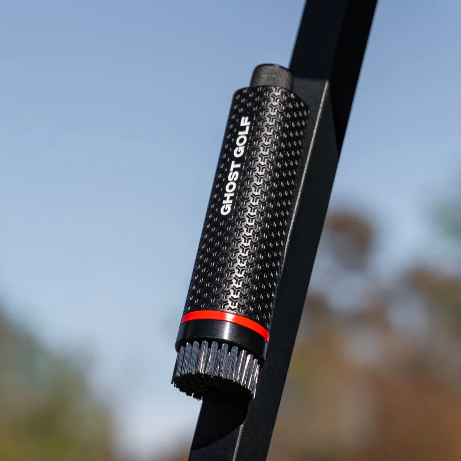 Magnetic Golf Club & Shoe Brush Svart Ghost Golf Magnetic Golf Club & Shoe Brush Svart Ghost Golf
