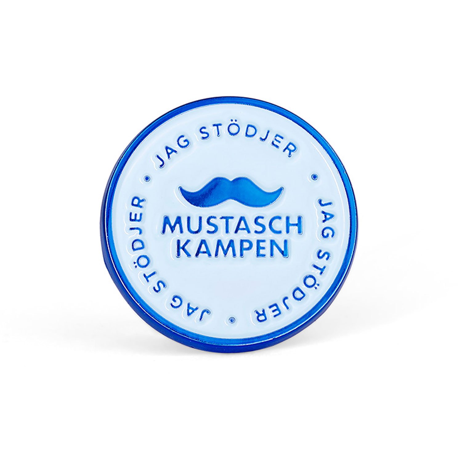 Mustaschkampen Pin Rund Övriga varumärken Mustaschkampen Pin Rund Övriga varumärken