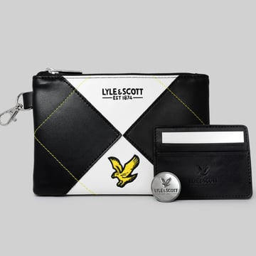 Argyle Premium Valuables Pouch Svart Lyle & Scott