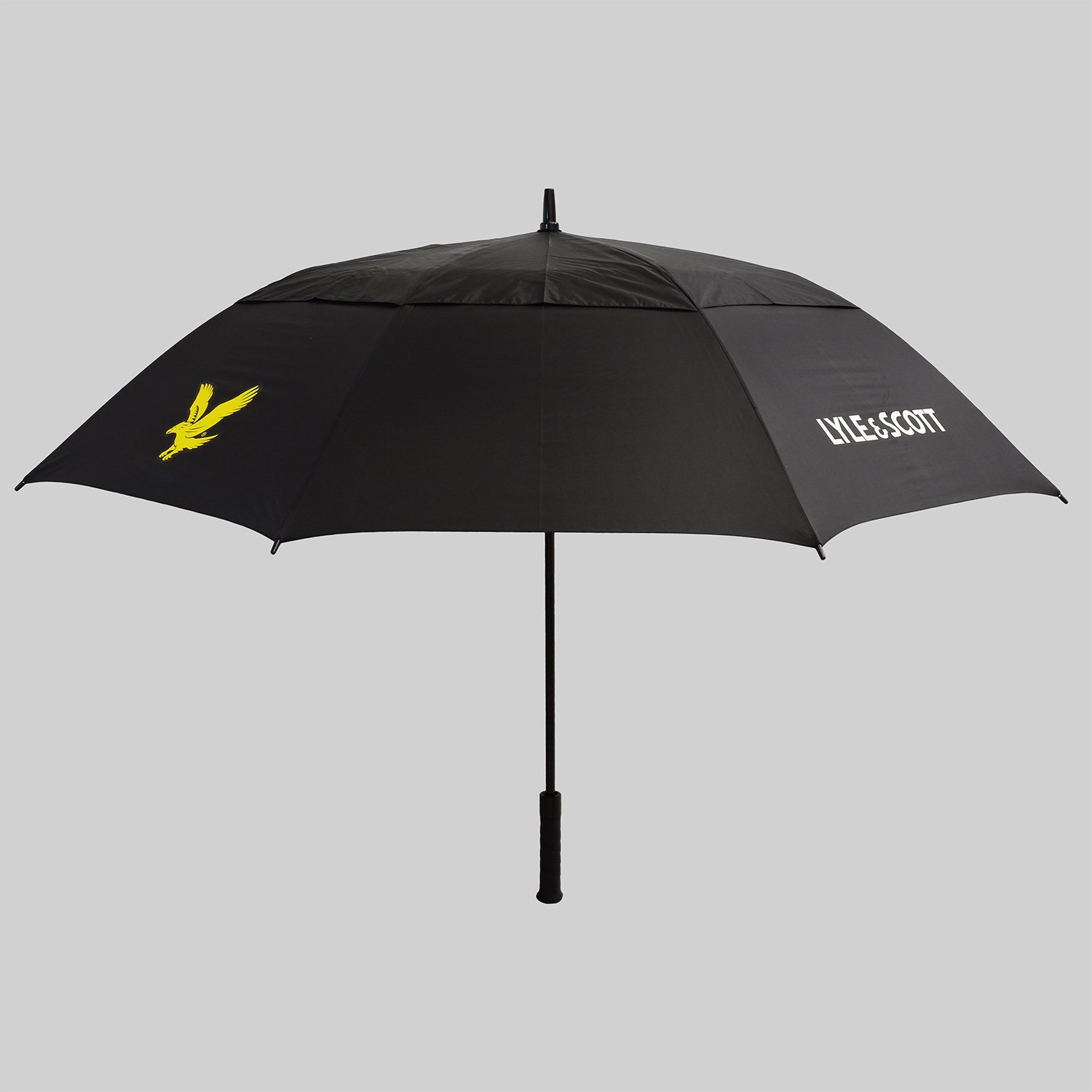 Wind Proof Umbrella Svart Lyle & Scott