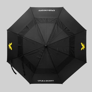 Wind Proof Umbrella Svart Lyle & Scott