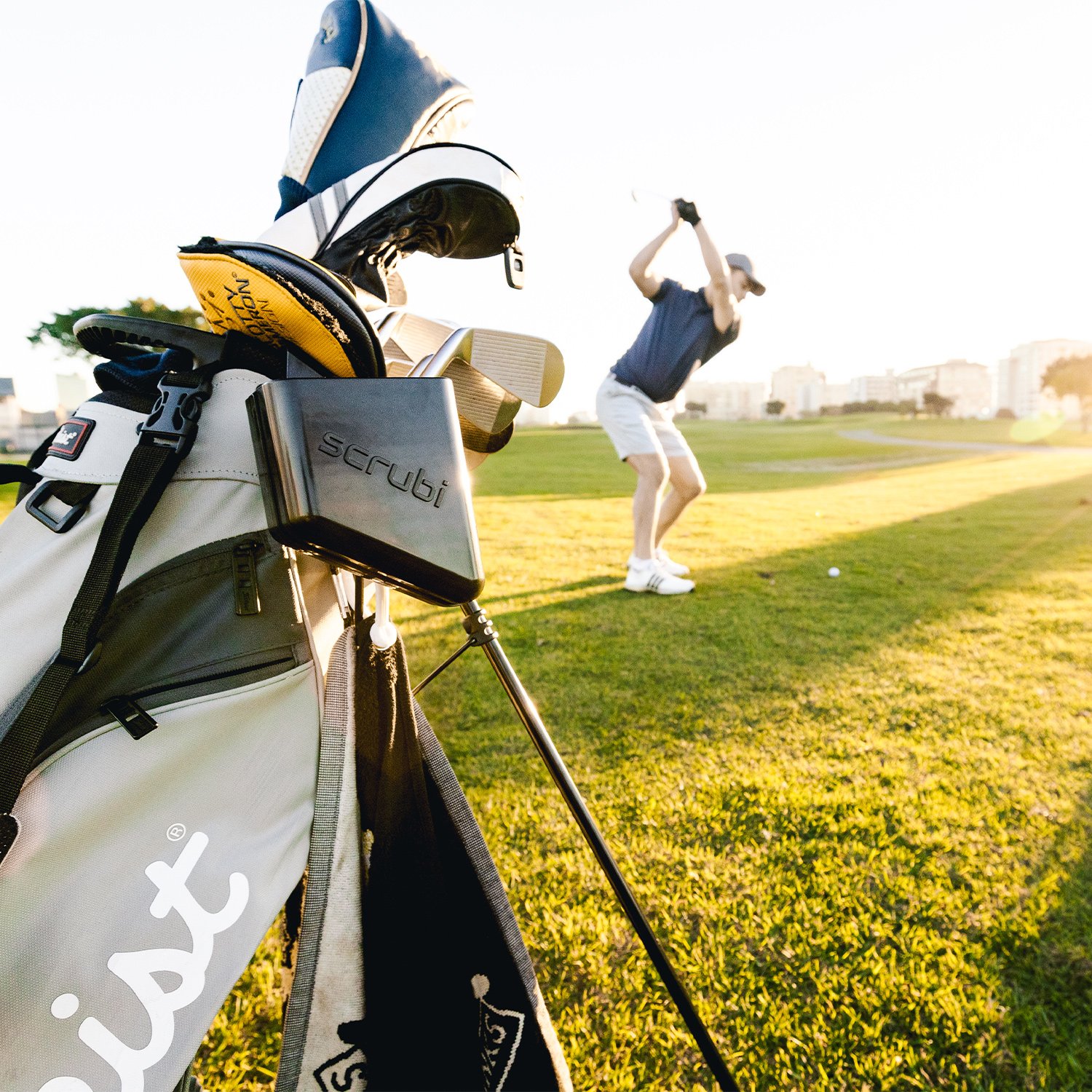 Scrubi Golf Club Cleaner Clicgear Övriga varumärken