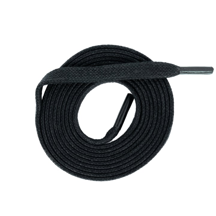 Waxed Sneakerlaces 769 Black 130cm 2GO