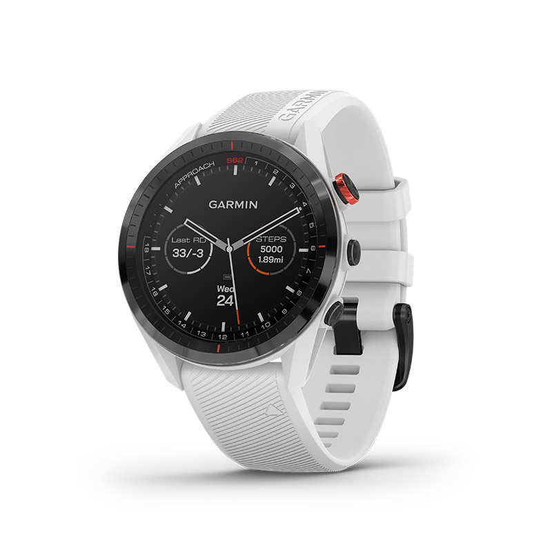 GARMIN APPROACH S62 GPSナビ ホワイトストラップ GARMIN APPROACH S62