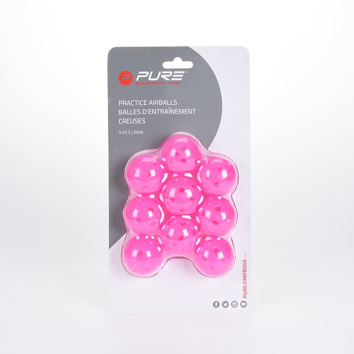 Practice Ball Airflo Pink 9 Pack Pure