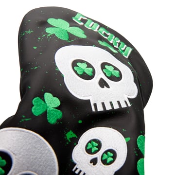 Headcover Driver Svart Grön Pure