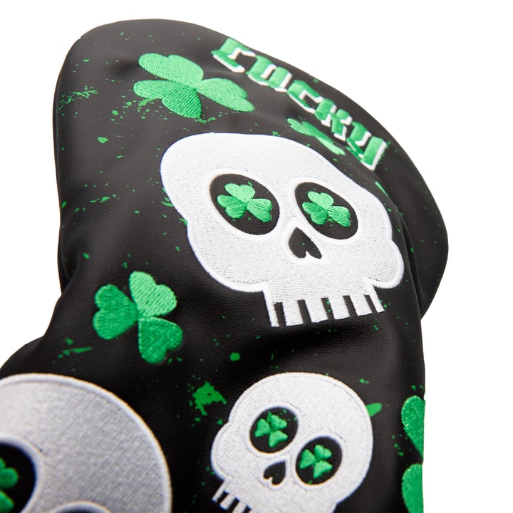 Headcover Driver Svart Grön Pure