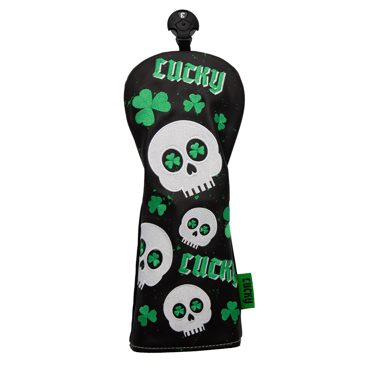 Headcover Fairwaywood Svart Grön