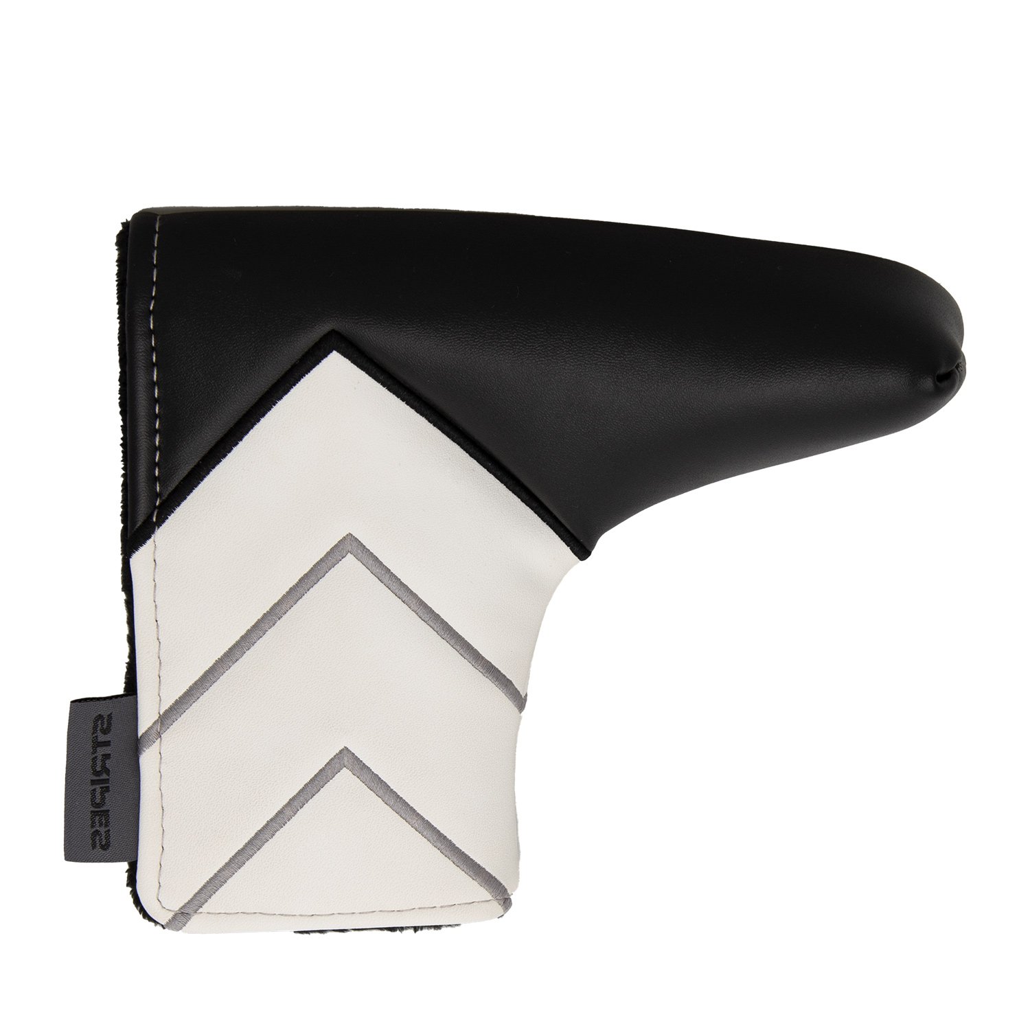 Headcover Putter Mallet Blanche Le noir