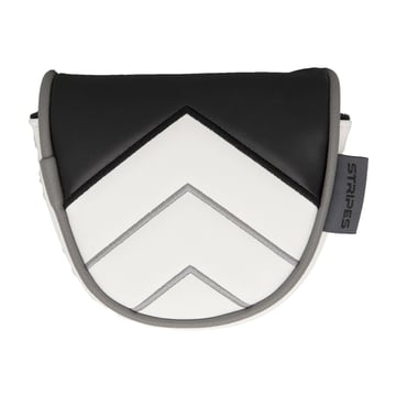 Headcover Putter Mallet Vit Svart Pure