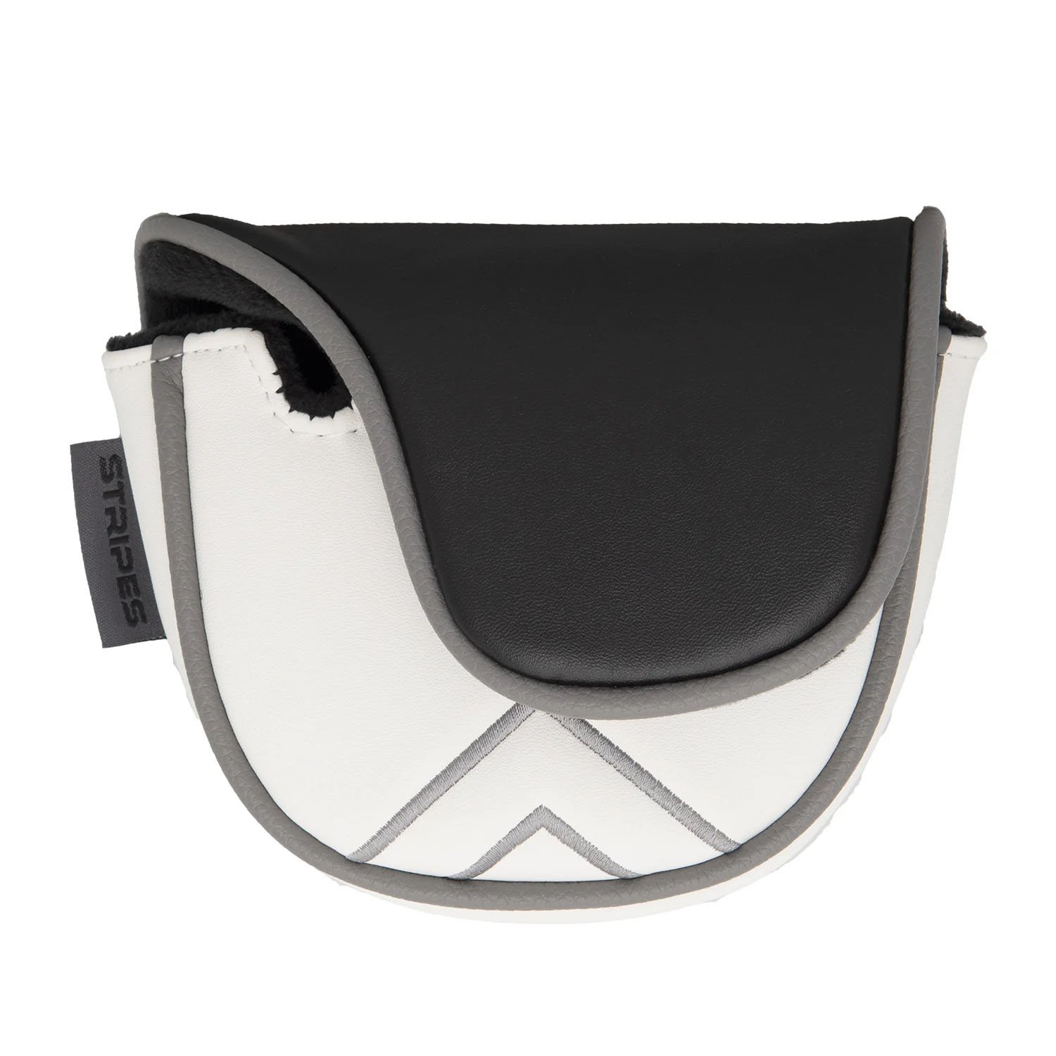 Headcover Putter Mallet Vit Svart Pure