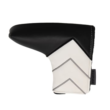 Headcover Putter Mallet White Black Pure