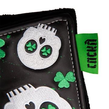 Headcover Putter Mallet Le noir Vert Pure