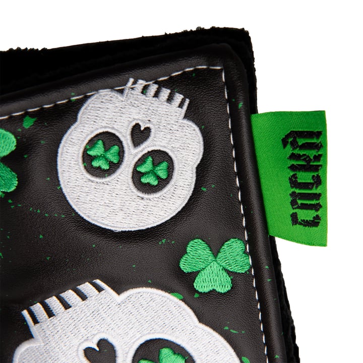 Headcover Putter Mallet Le noir Vert Pure