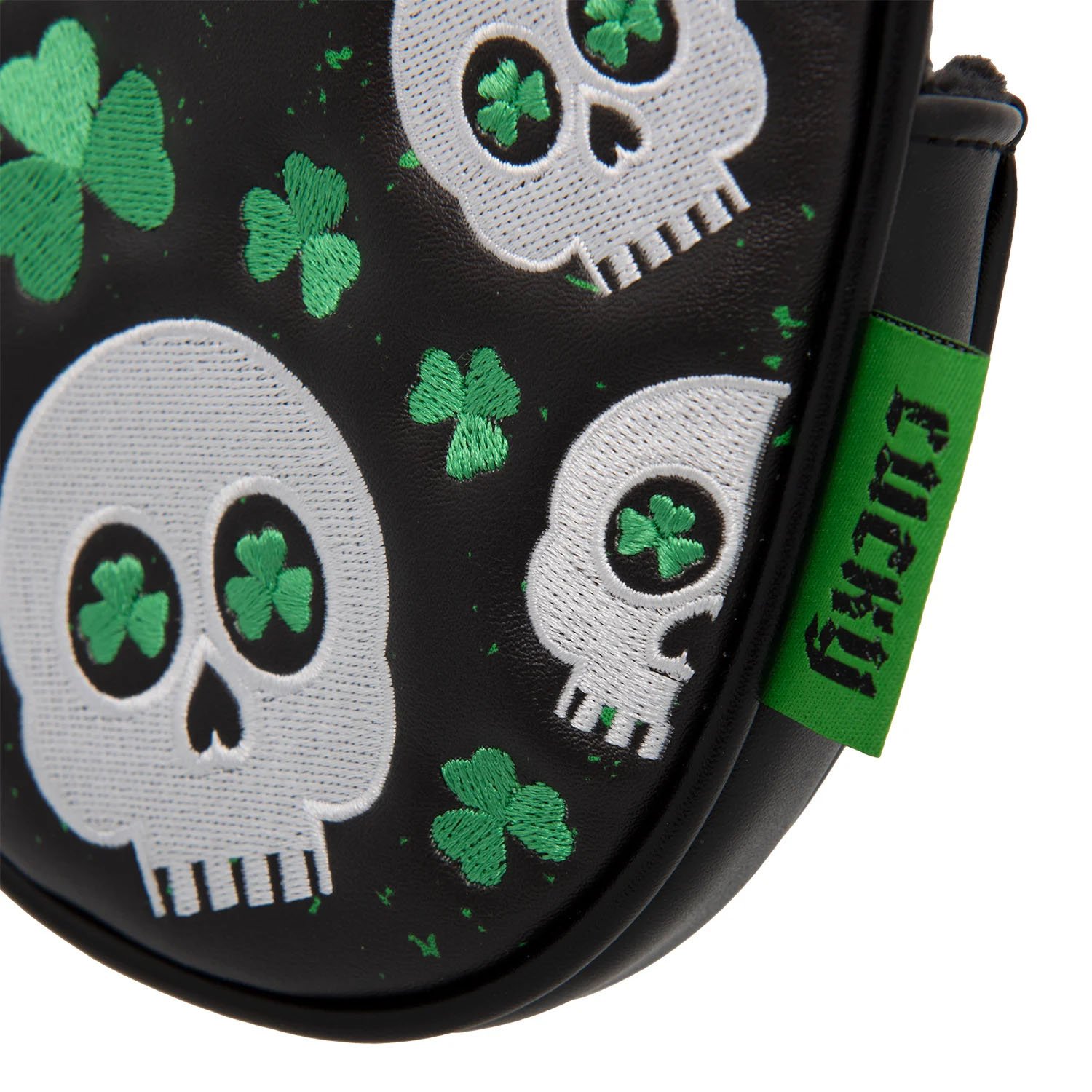 Headcover Putter Mallet Svart Grön Pure