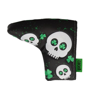 Headcover Putter Mallet Le noir Vert Pure