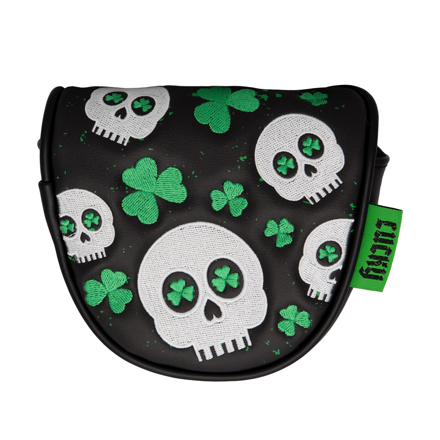 Headcover Putter Blade Schwarz Grün