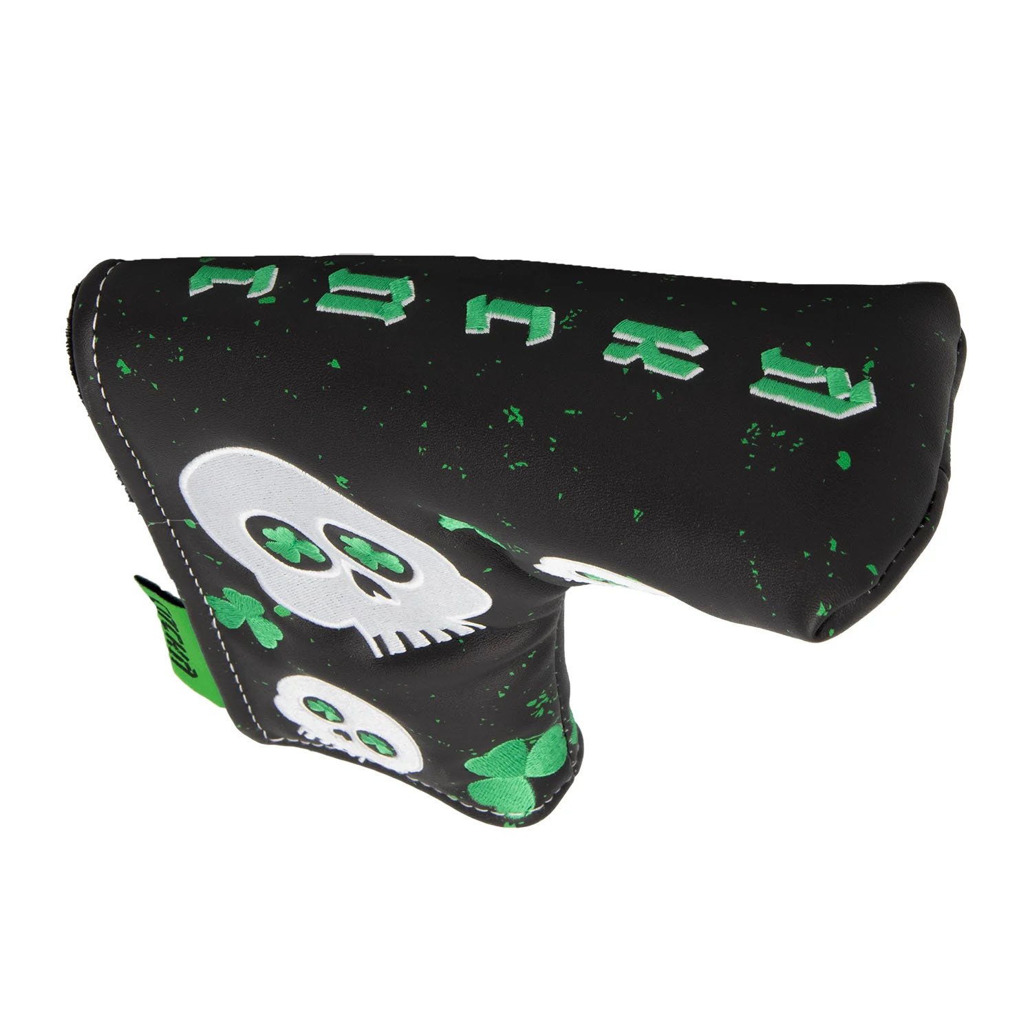 Headcover Putter Blade Svart Grön Pure