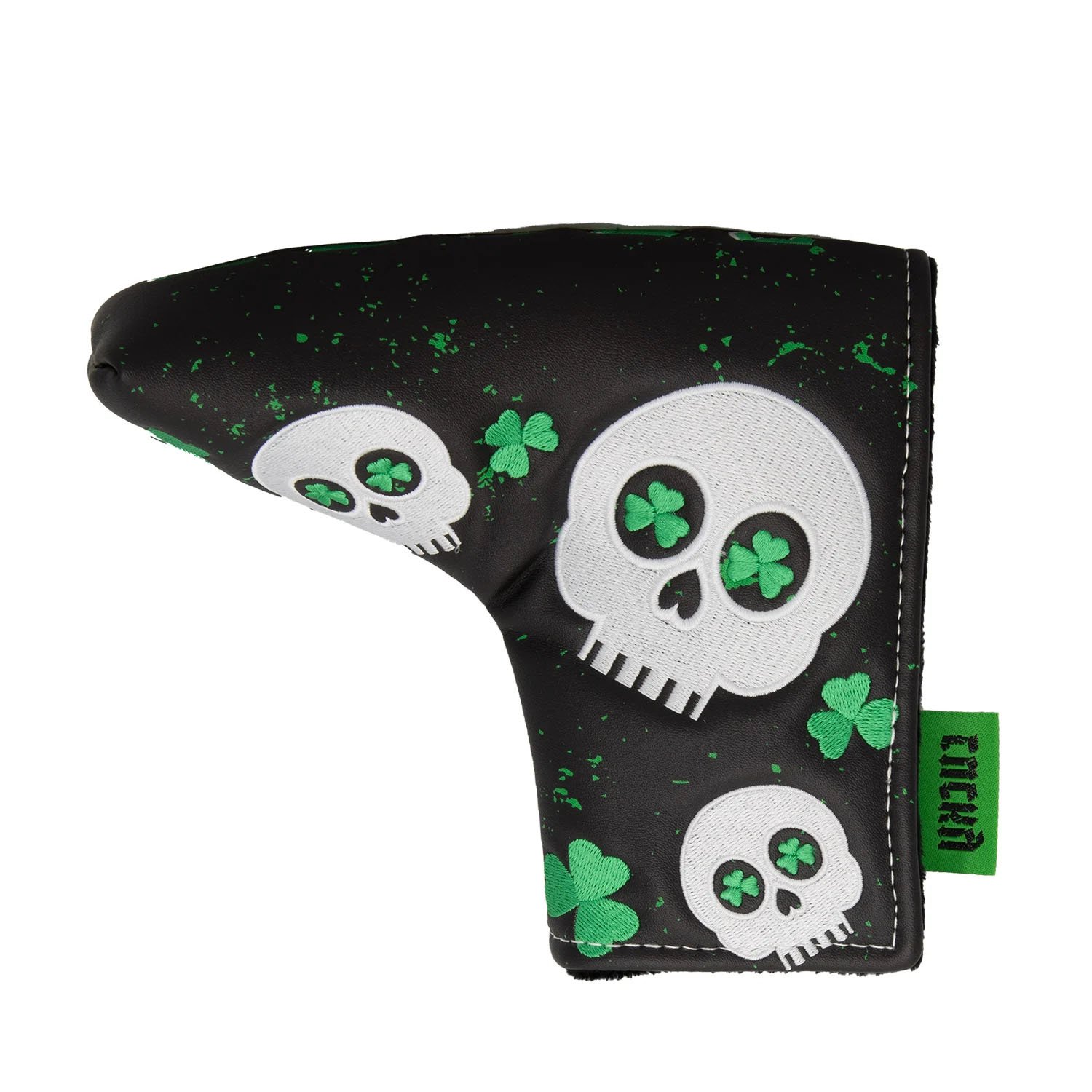 Headcover Putter Blade Svart Grön Pure