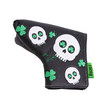 Headcover Putter Blade Center Sort Grøn Pure