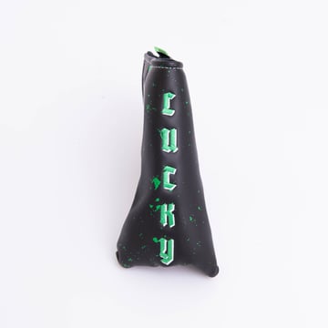 Headcover Putter Blade Center Sort Grøn Pure