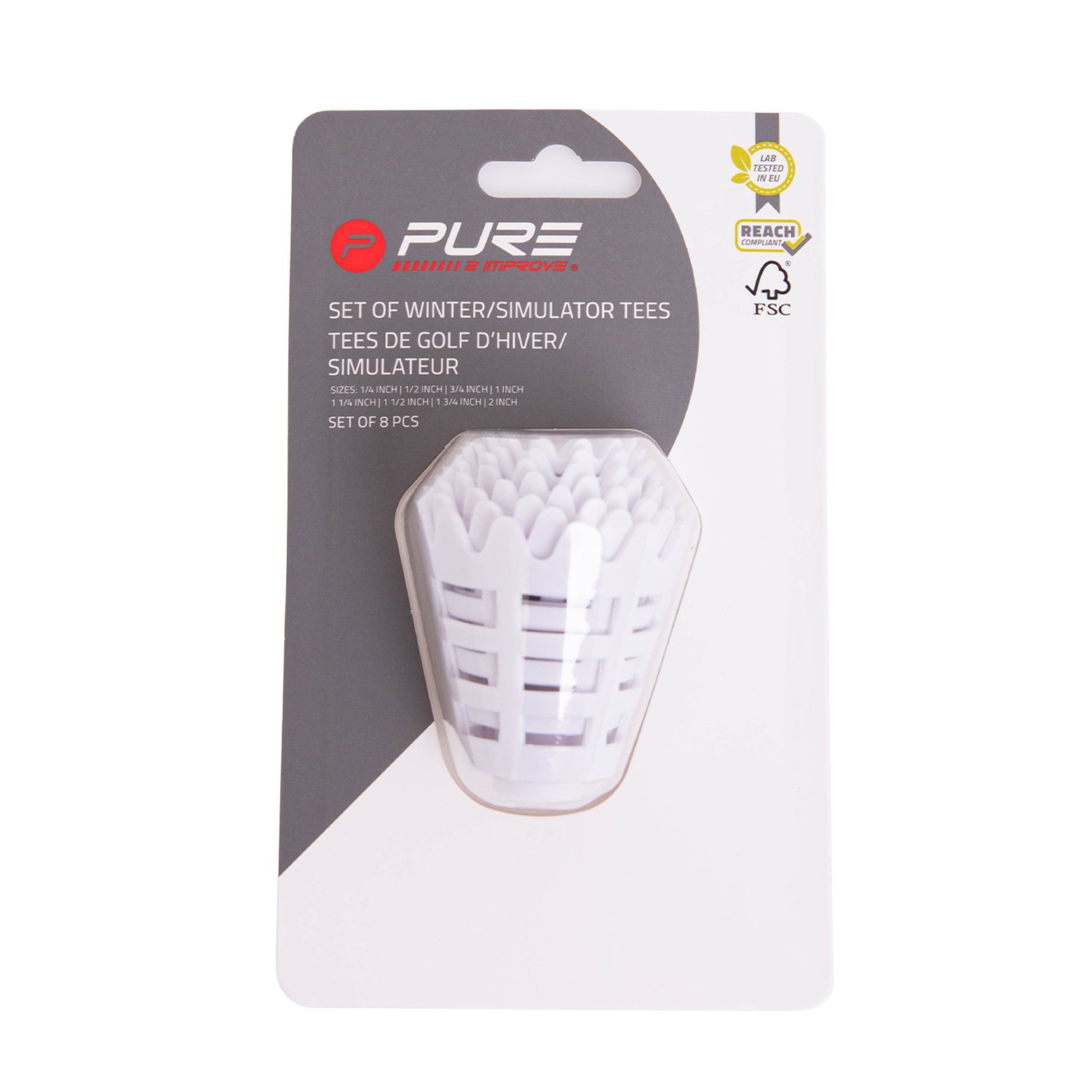 Indoor tee 8-pack Pure