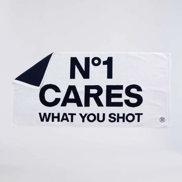 No 1 Cares Towel Vit Blå G/Fore