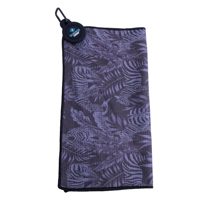 Magnetic Towel Svart Grå Lignum