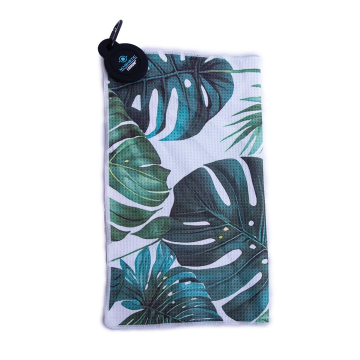 Magnetic Towel Vit Grön Lignum