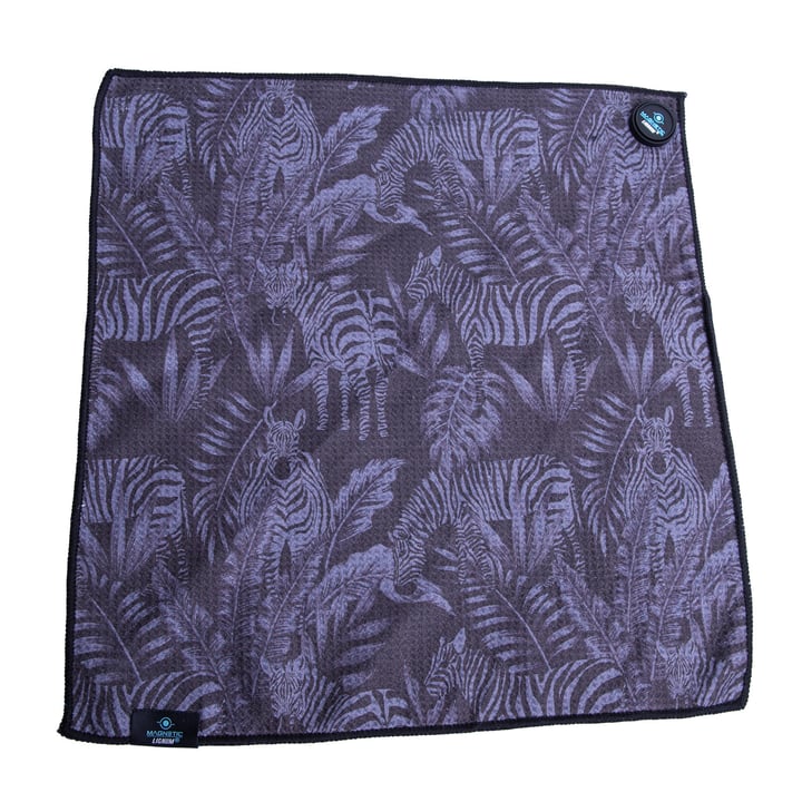 Magnetic Towel Svart Grå Lignum
