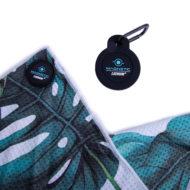 Magnetic Towel Vit Grön Lignum