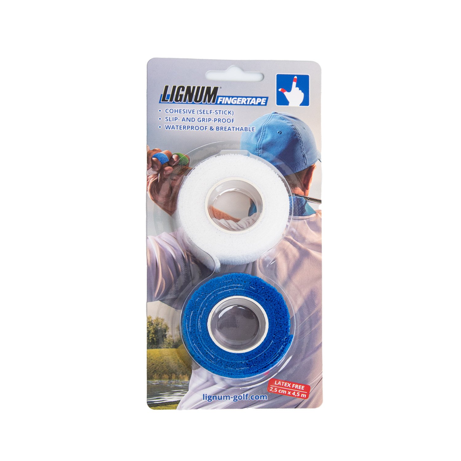 FingerTape Svart Röd Lignum