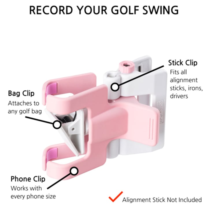 Selfiegolf Pink Weiß Övriga varumärken