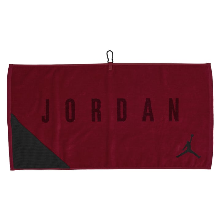 Utility Golf Towel Rot Schwarz Jordan