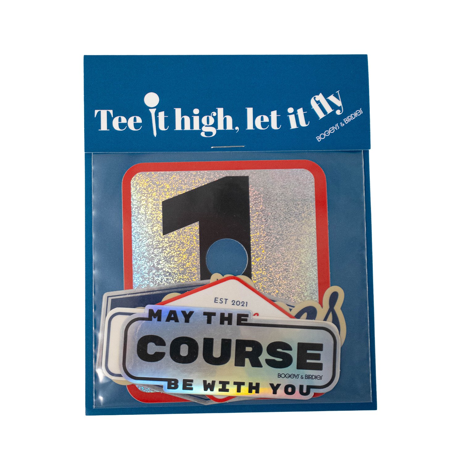Stickers Pack Tee It High Bogeys & Birdies