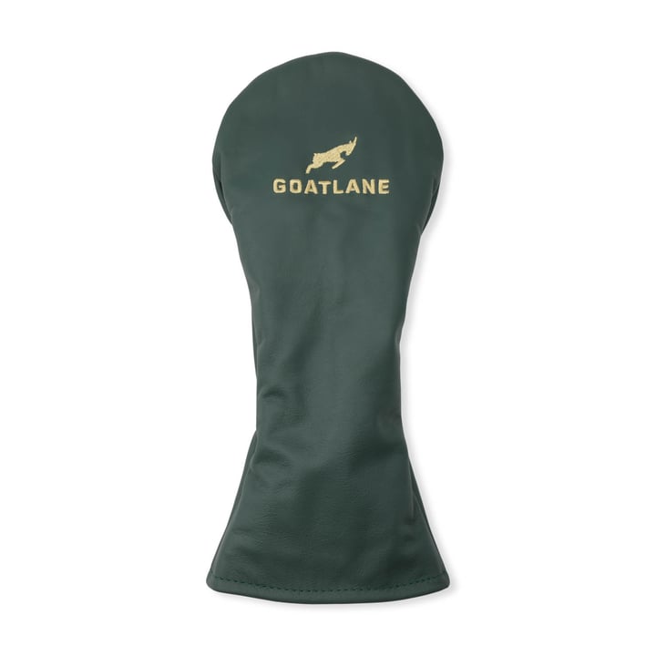 Leather Headcover Driver Grön Goatlane