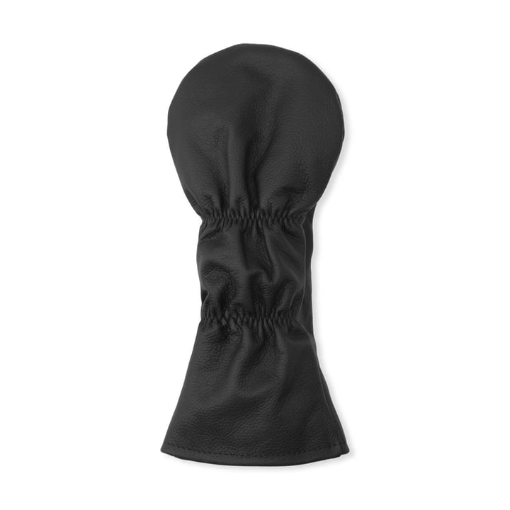 Leather Headcover Driver Black Goatlane