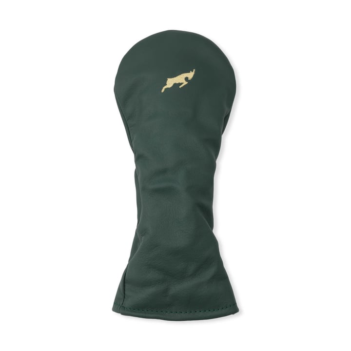 Leather Headcover Fairway Grön Goatlane