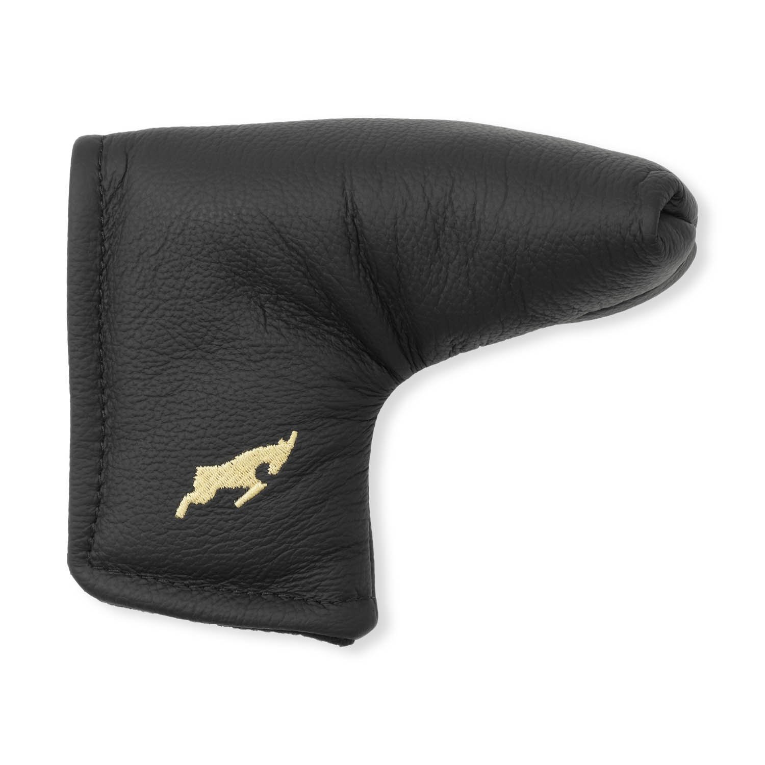 Leather Headcover Putter Blade Svart Goatlane