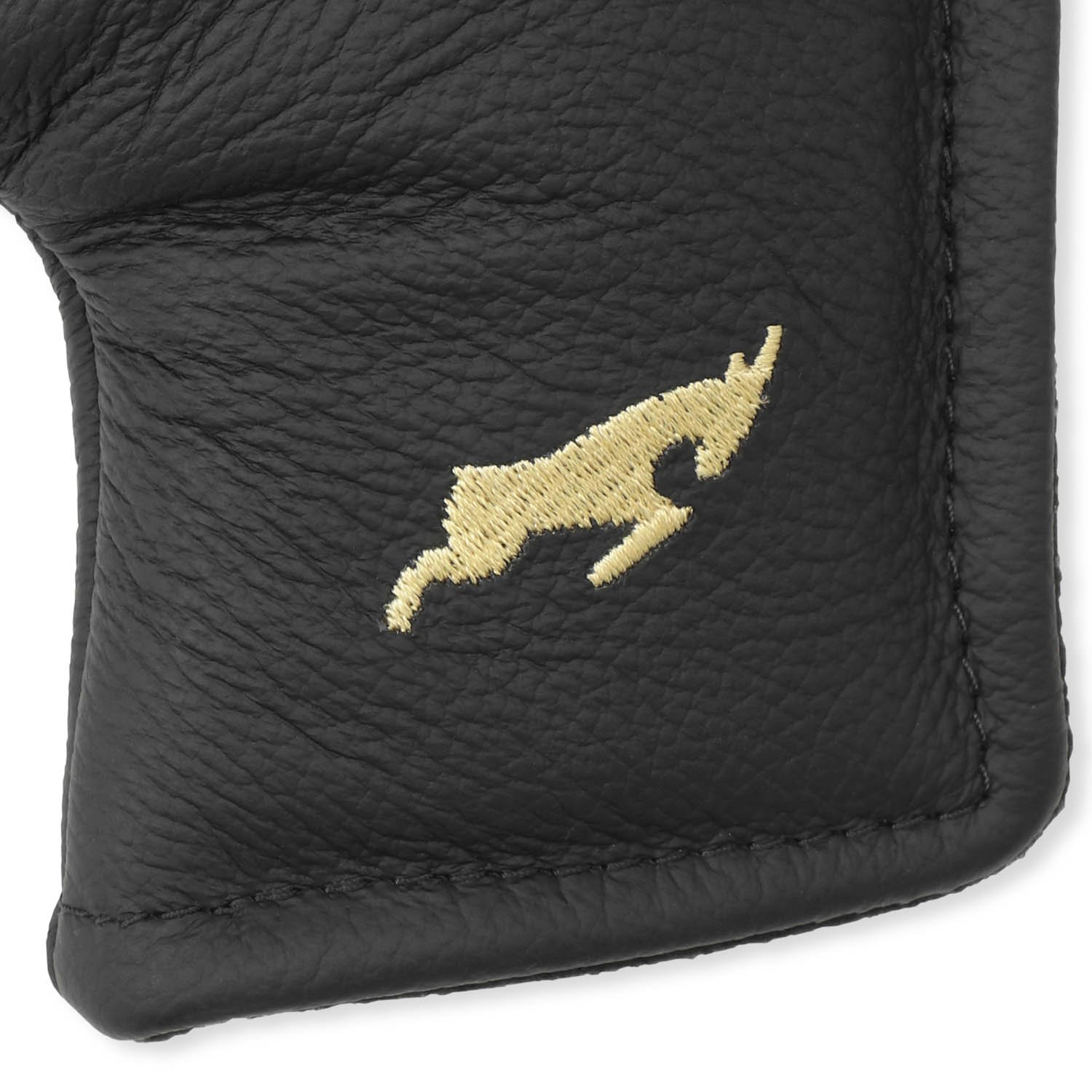 Leather Headcover Putter Blade Svart Goatlane