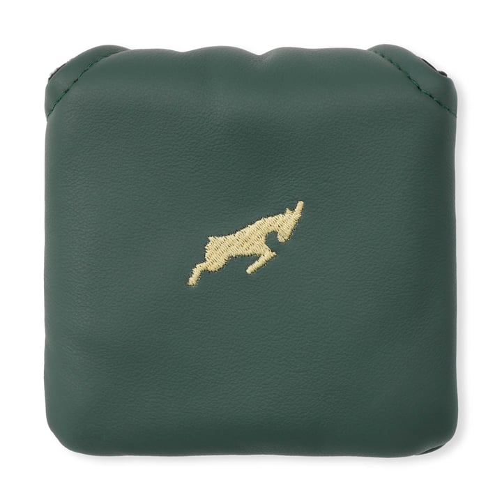 Leather Headcover Putter Mallet Green Goatlane