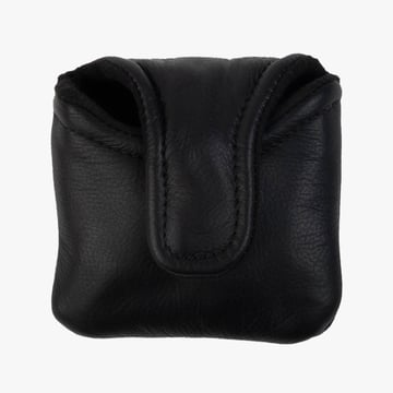 Leather Headcover Putter Mallet Black Goatlane