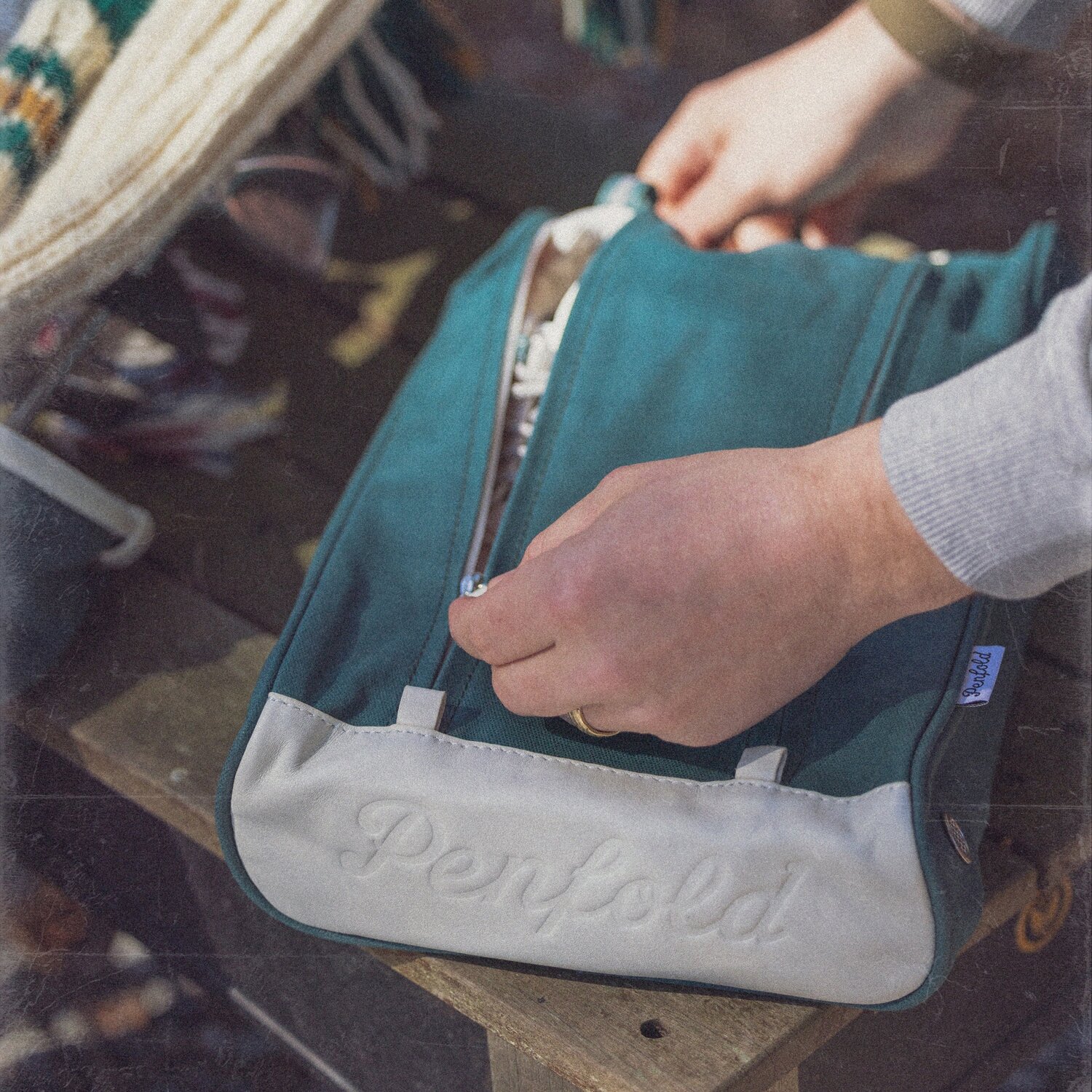 Heritage Shoe Bag Grön Penfold