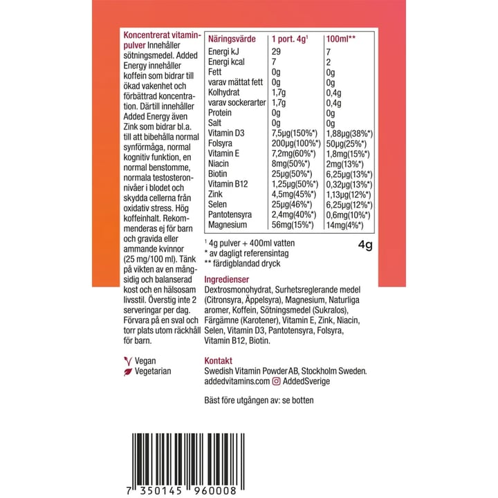 Energy Tropical 10-pack Added Energy Tropical 10-pack Added