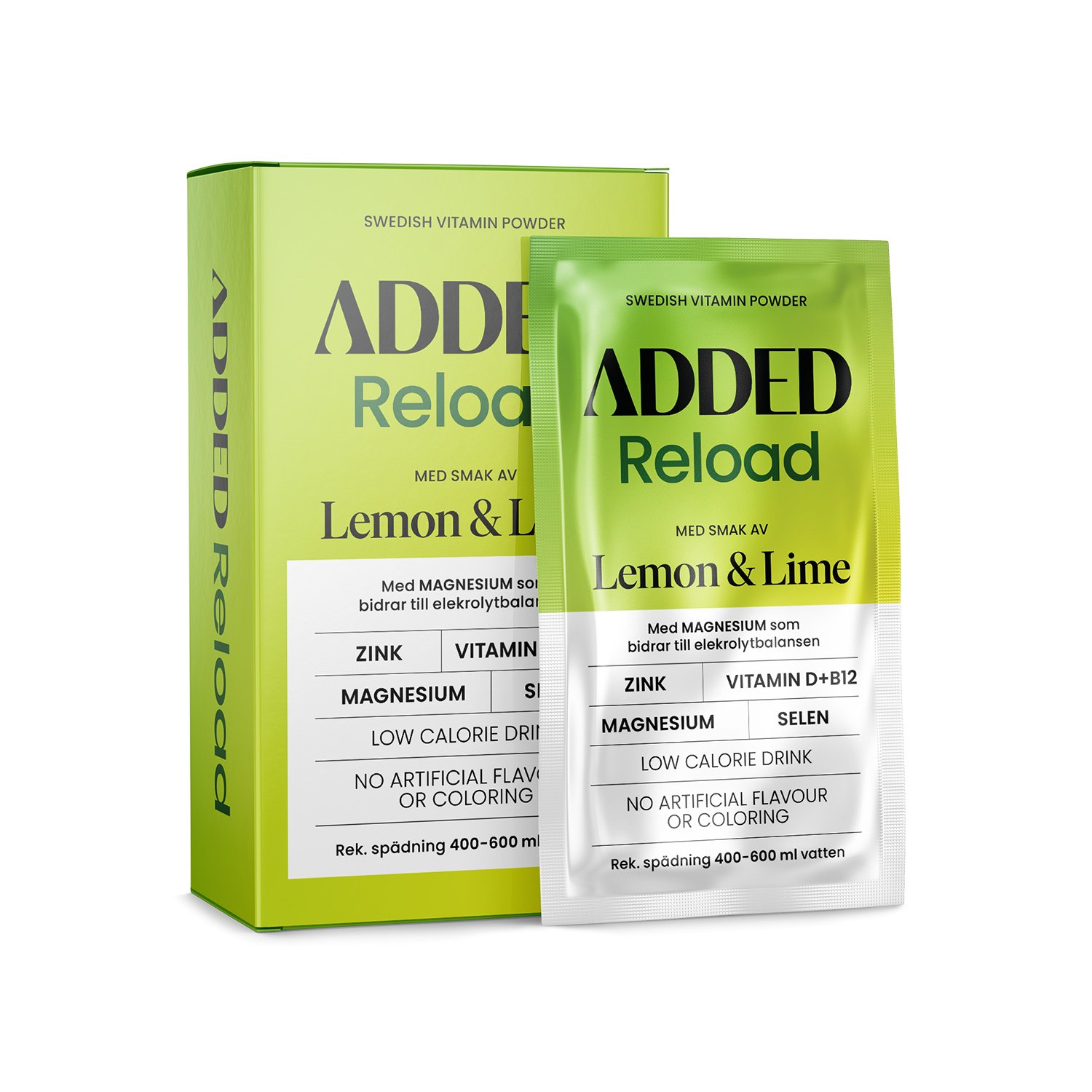 Reload Lime&Lemon 10-pack Added Reload Lime&Lemon 10-pack Added