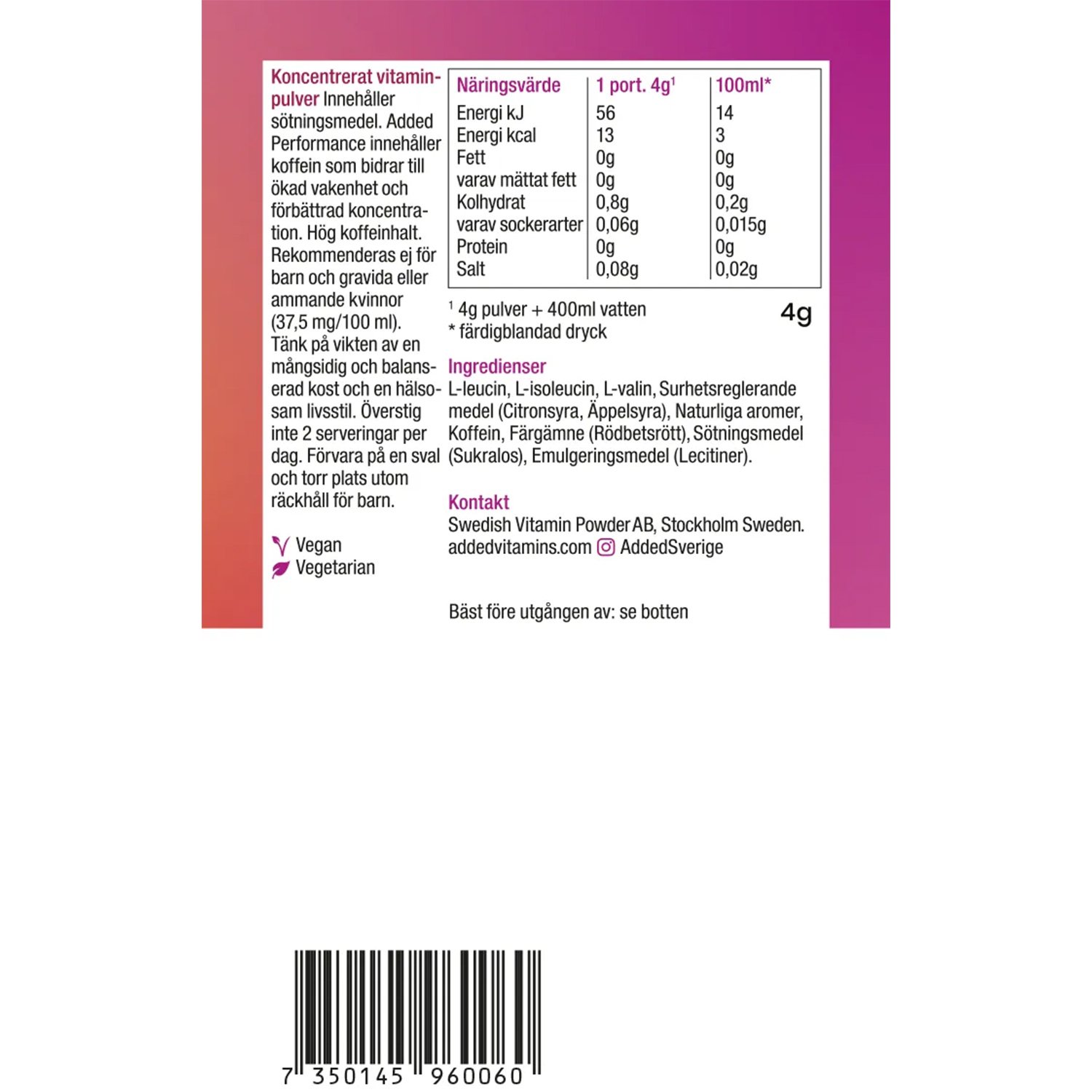 Performance Wild Berries 10-pack Added Performance Wild Berries 10-pack Added